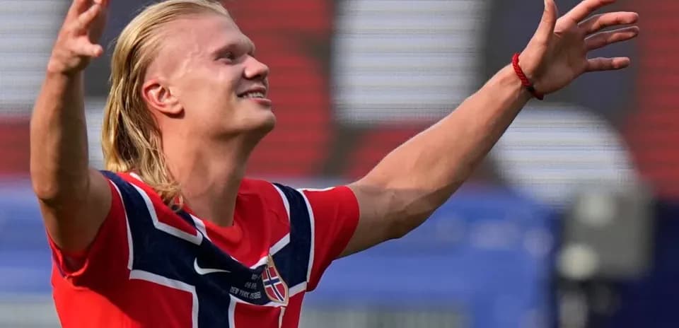 Player celebrating during a football match