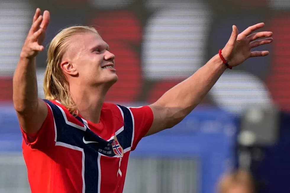 Player celebrating during a football match