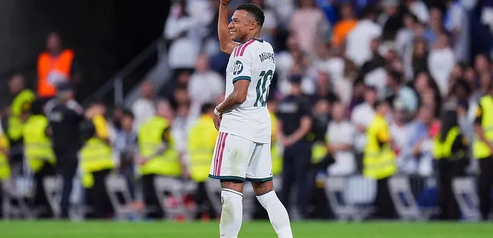 Player celebrating with the ball during match