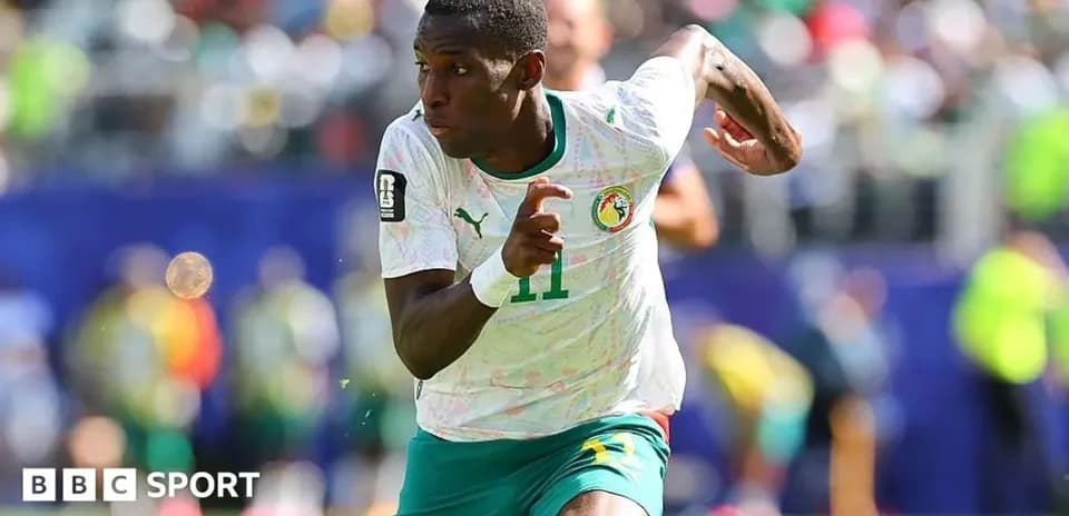 Player sprinting on the field during match