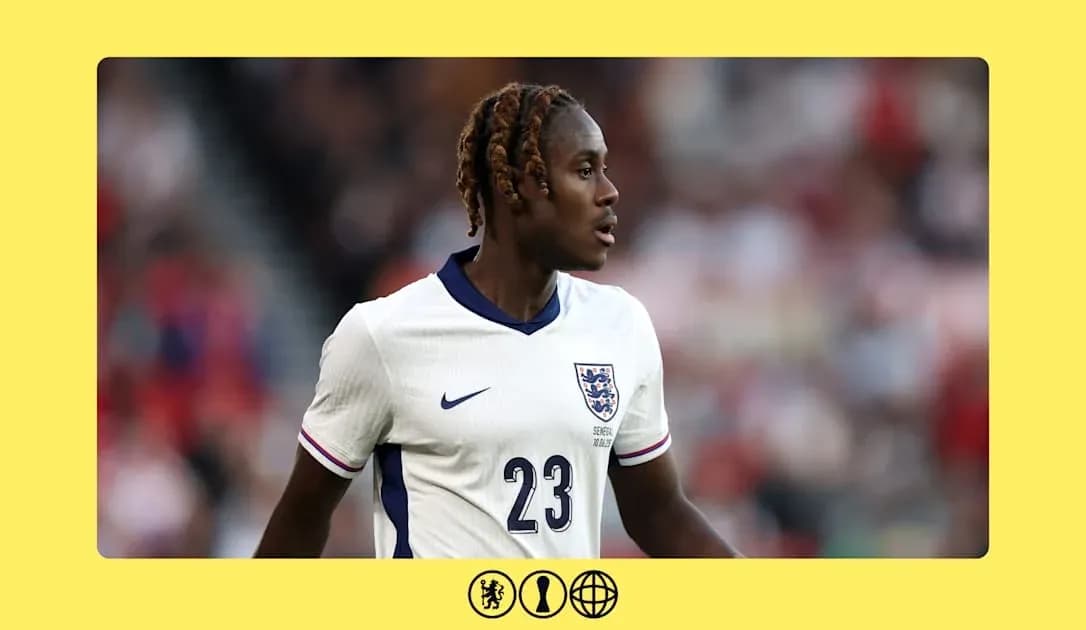 Player in England kit during match on field