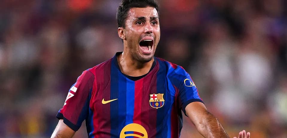 Player celebrating during a match for Barcelona