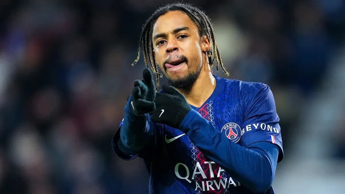 Player celebrating during a match for Paris Saint-Germain