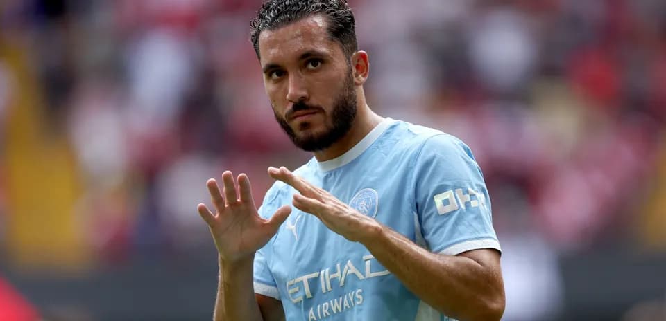 Player gesturing during a match on the field