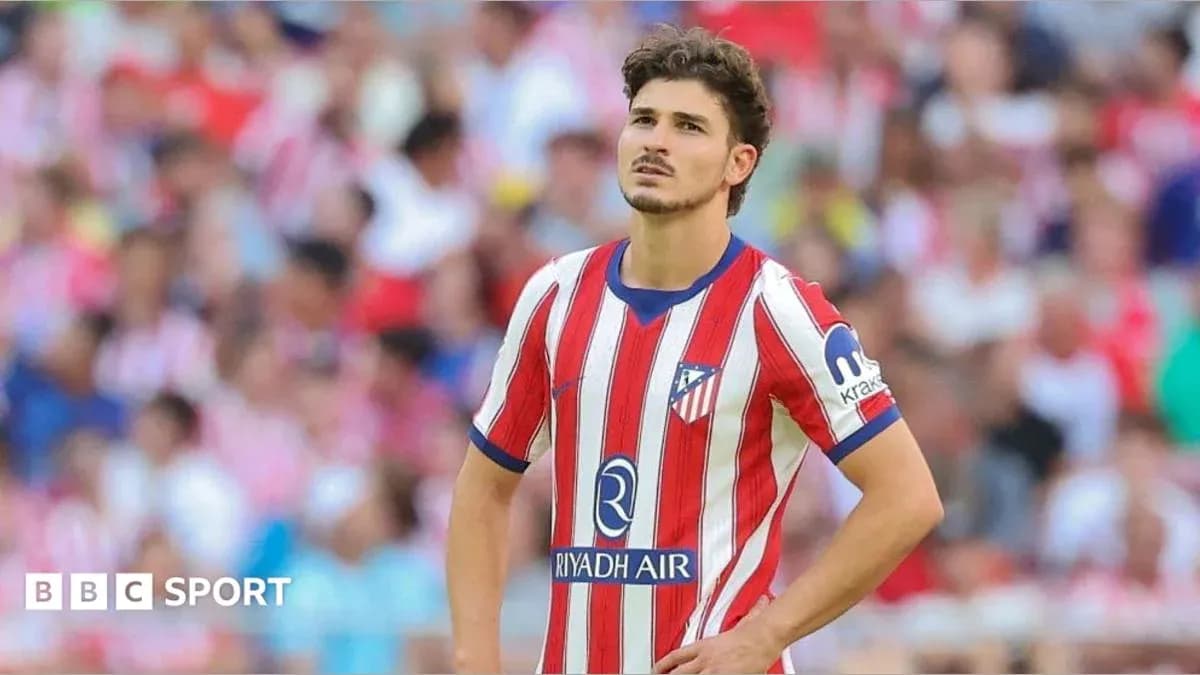 Atletico Madrid player on field during match