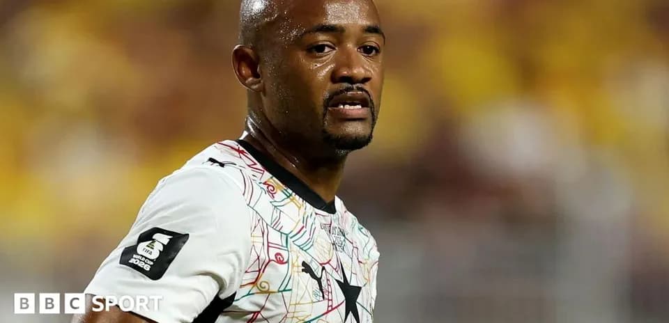 Ghana player on field during match