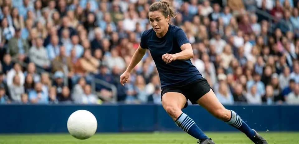 Player dribbling the ball during NWSL match