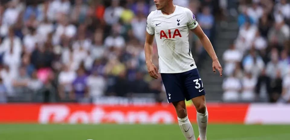 Player in Tottenham kit during a match