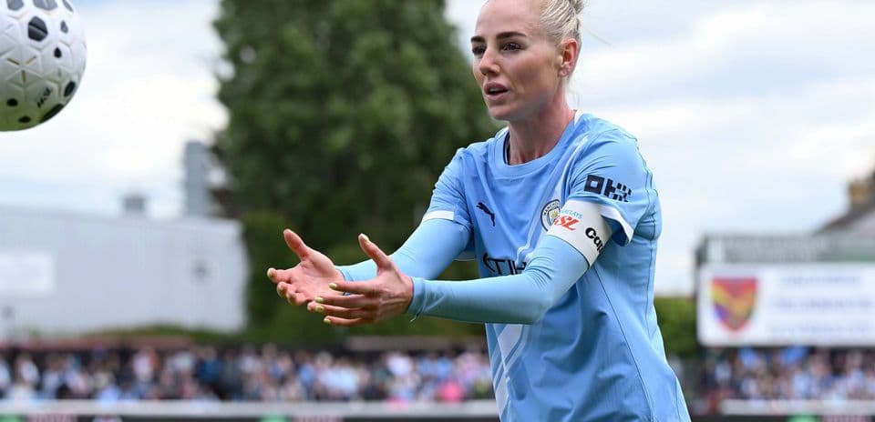 Manchester City W player preparing for play