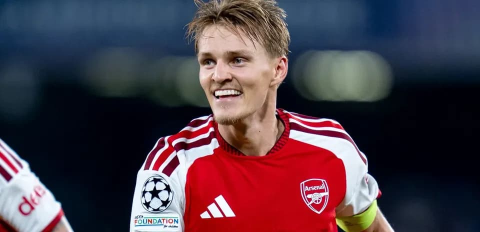 Player celebrating during UEFA Champions League match