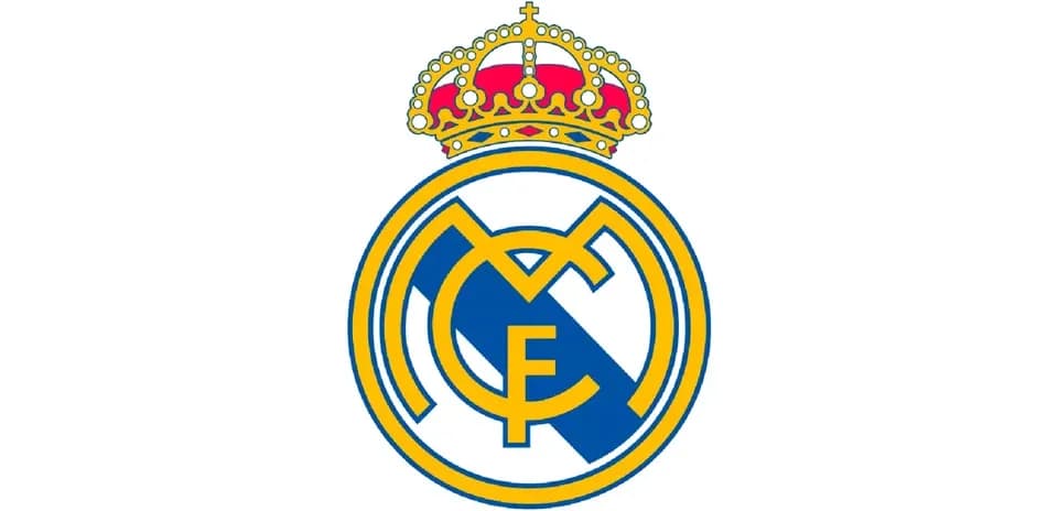Real Madrid logo with crown on top