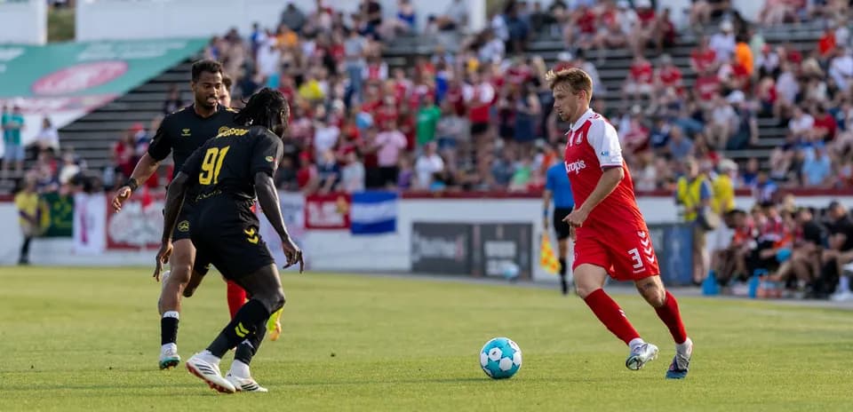 Players competing during Charleston Battery match