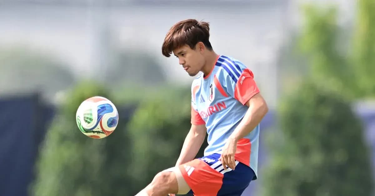 Player kicking a soccer ball during training session