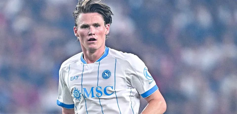 Player wearing Napoli jersey during match action