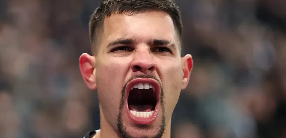 Player shouting passionately during a match