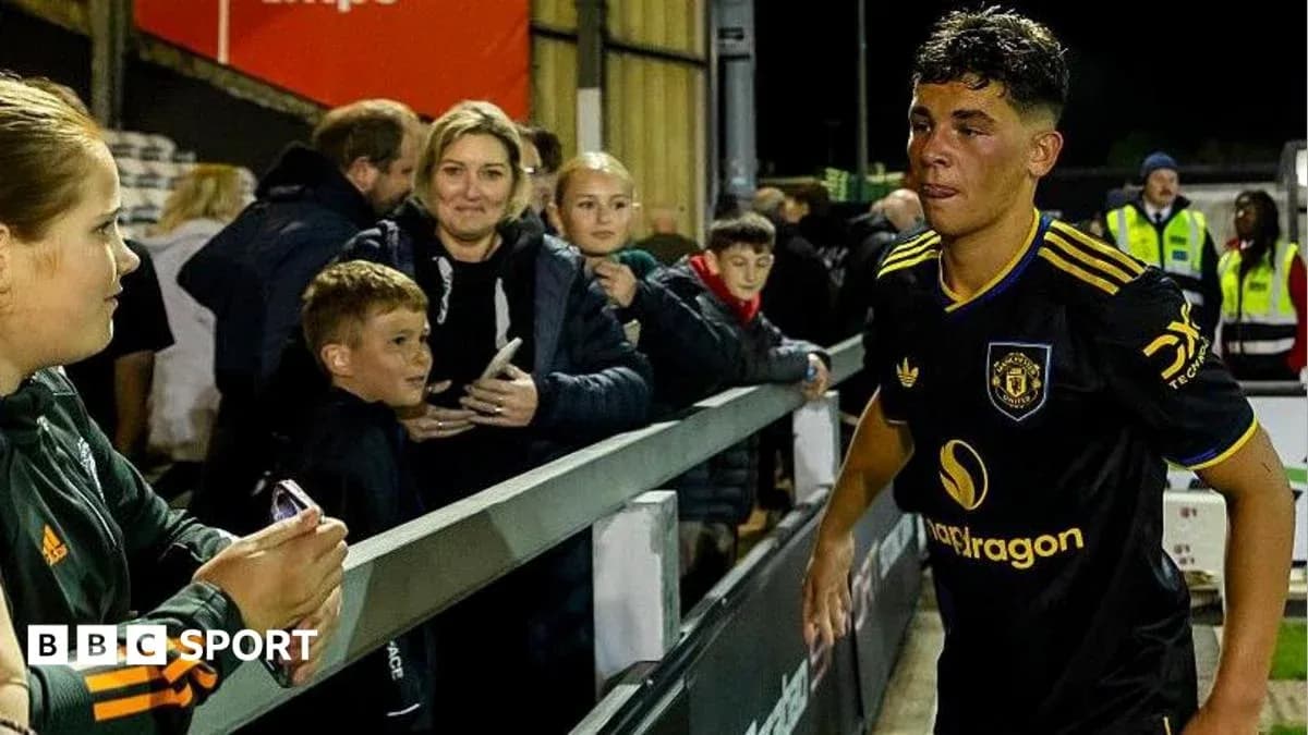 Player walking past fans after a match