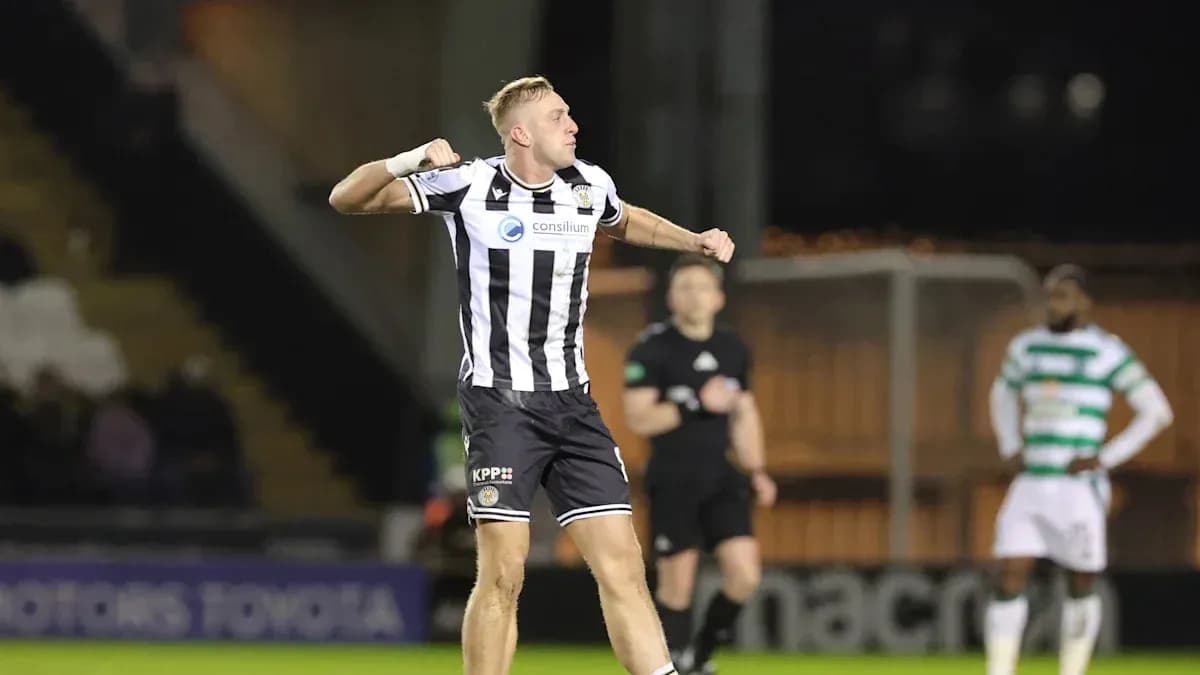 Player celebrating a goal on the field