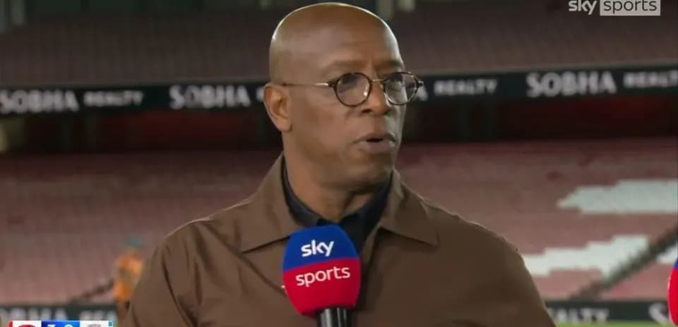 Sports commentator speaking on broadcast set