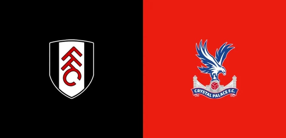 Logos of Fulham and Crystal Palace FC