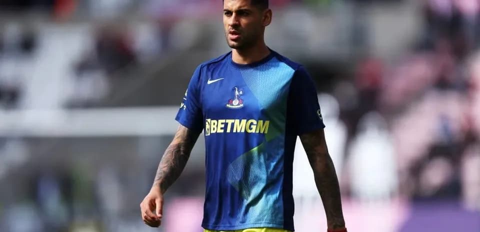 Player walking on field in training attire