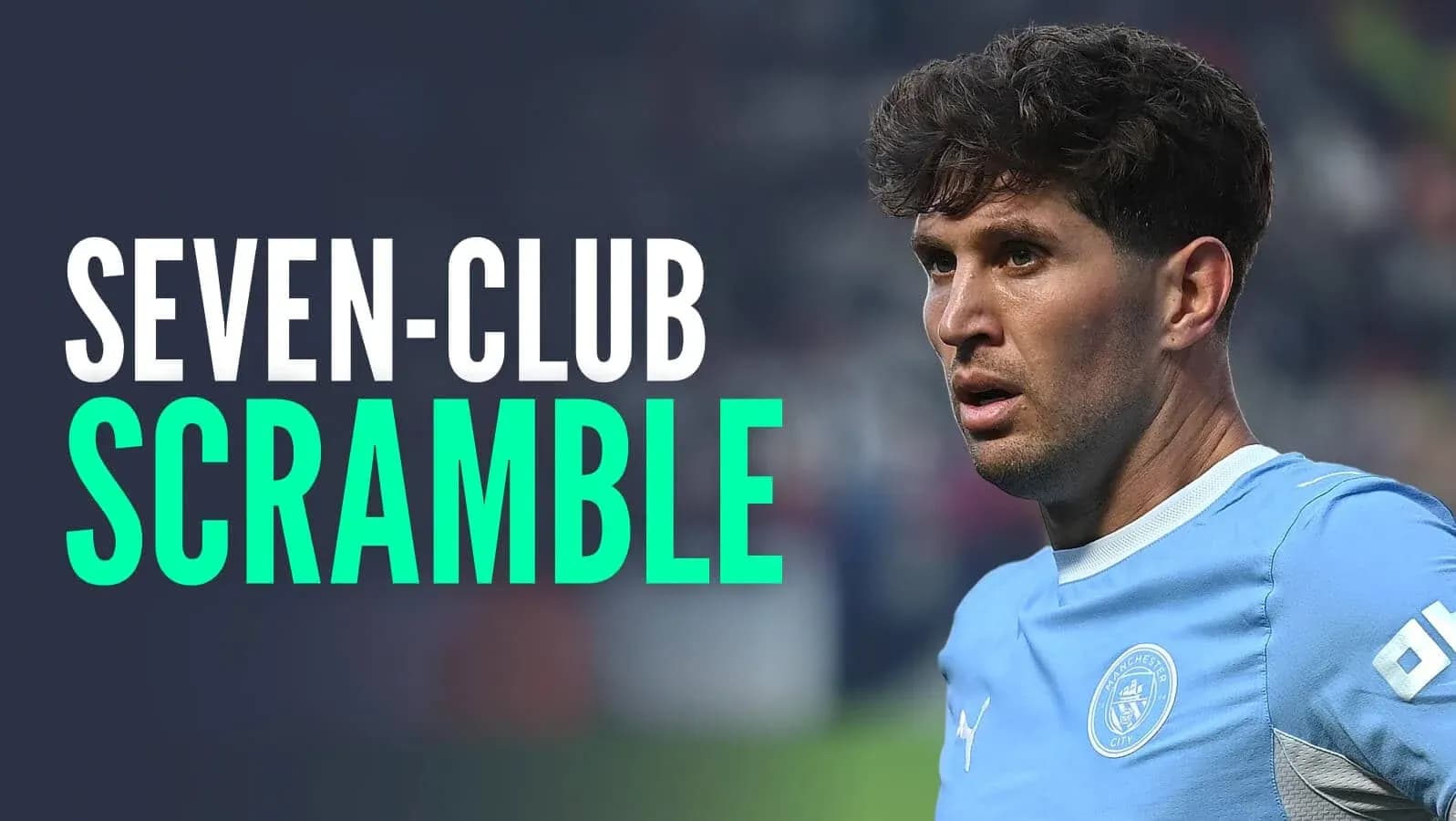 Player in Manchester City kit during match action