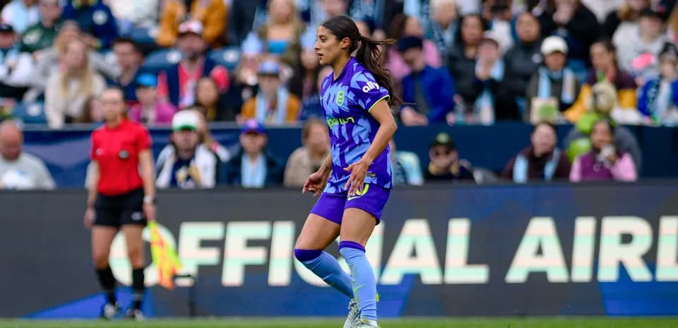 Seattle Reign FC player during NWSL match