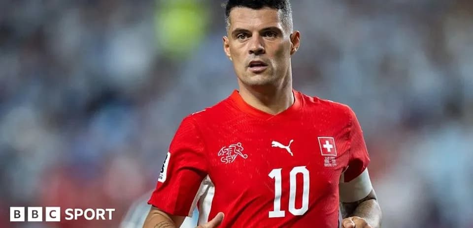 Player wearing Switzerland jersey during match