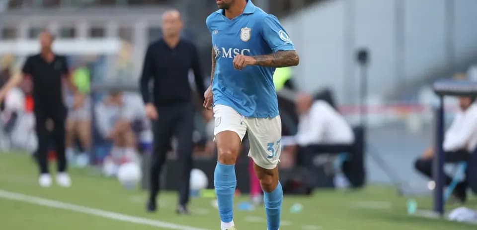 Player running with the ball during a match