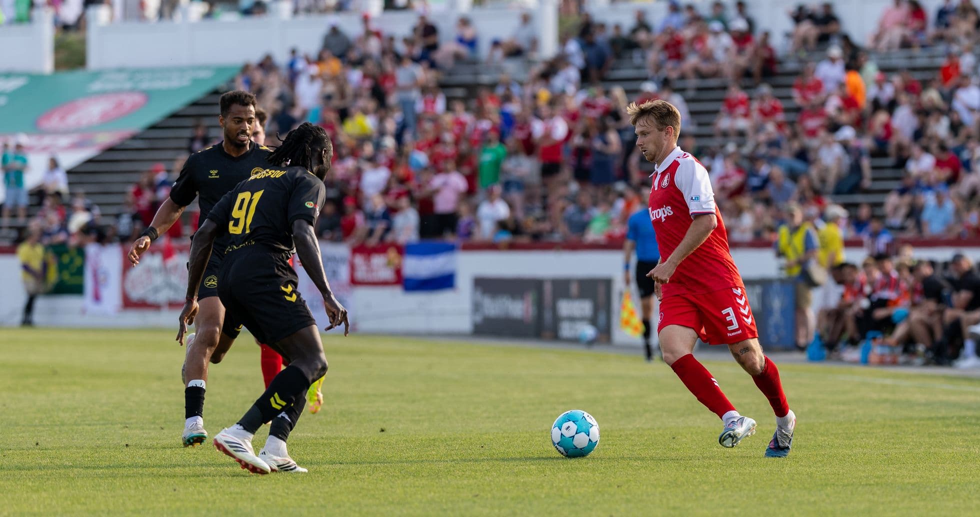 Players competing during Charleston Battery match