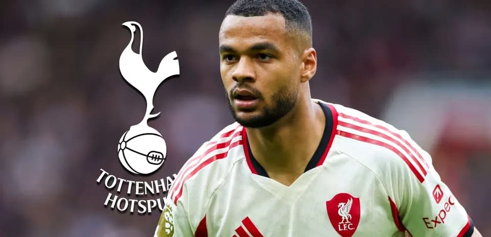 Player in Liverpool kit with Tottenham Hotspur logo