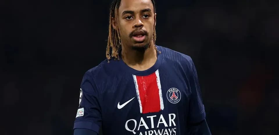 Player in PSG jersey during a match