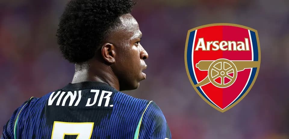 Player with jersey number 7 and name Vini Jr.