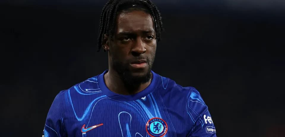 Chelsea player in blue kit during match