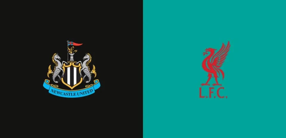 Logos of Newcastle United and Liverpool FC