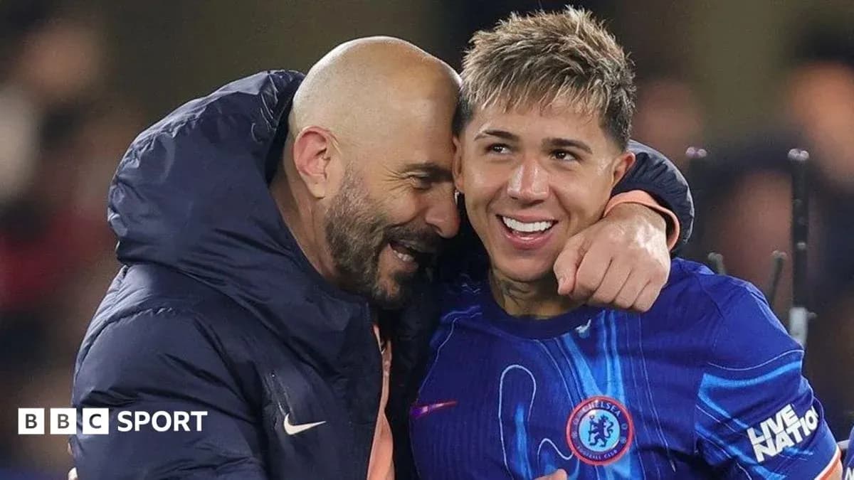 Coach and player celebrating after a match