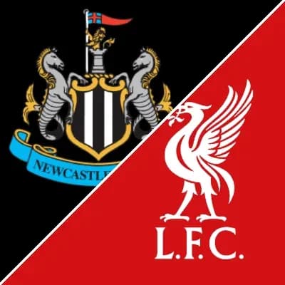 Logos of Newcastle United and Liverpool FC