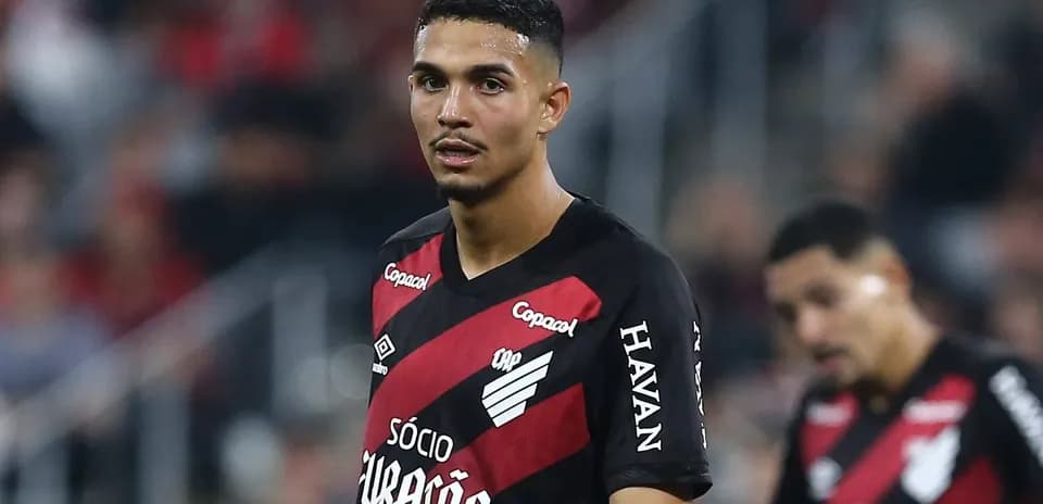 Athletico Paranaense player during a match