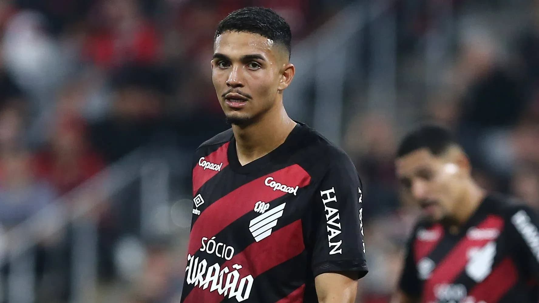 Athletico Paranaense player during a match
