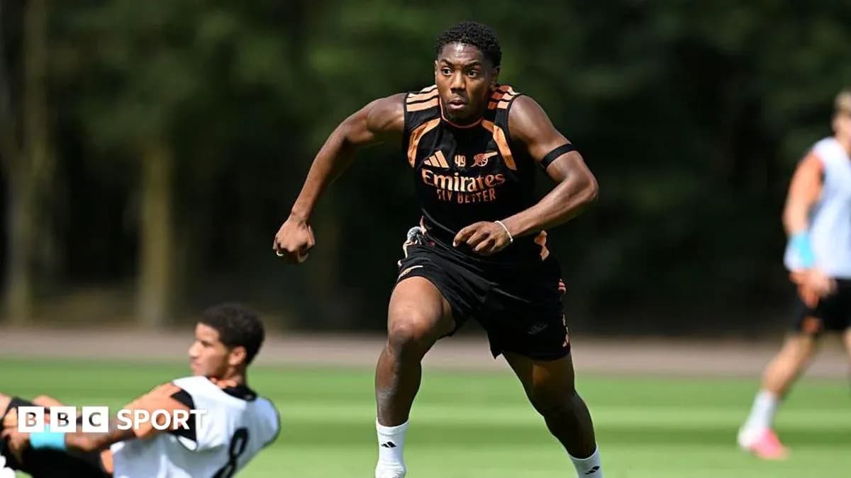 Player sprinting during training session on pitch
