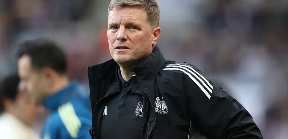 Newcastle United manager during match preparation