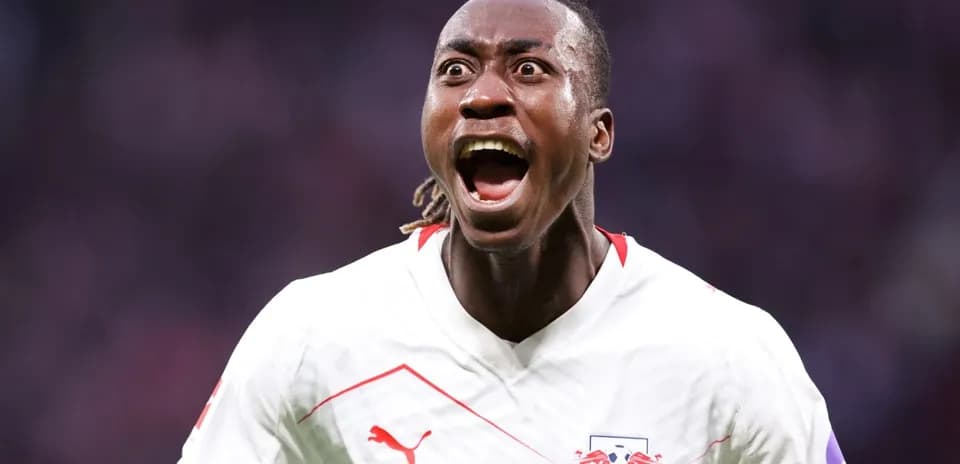 Player celebrating passionately during a match