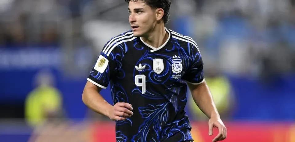 Player in Argentina jersey during a match