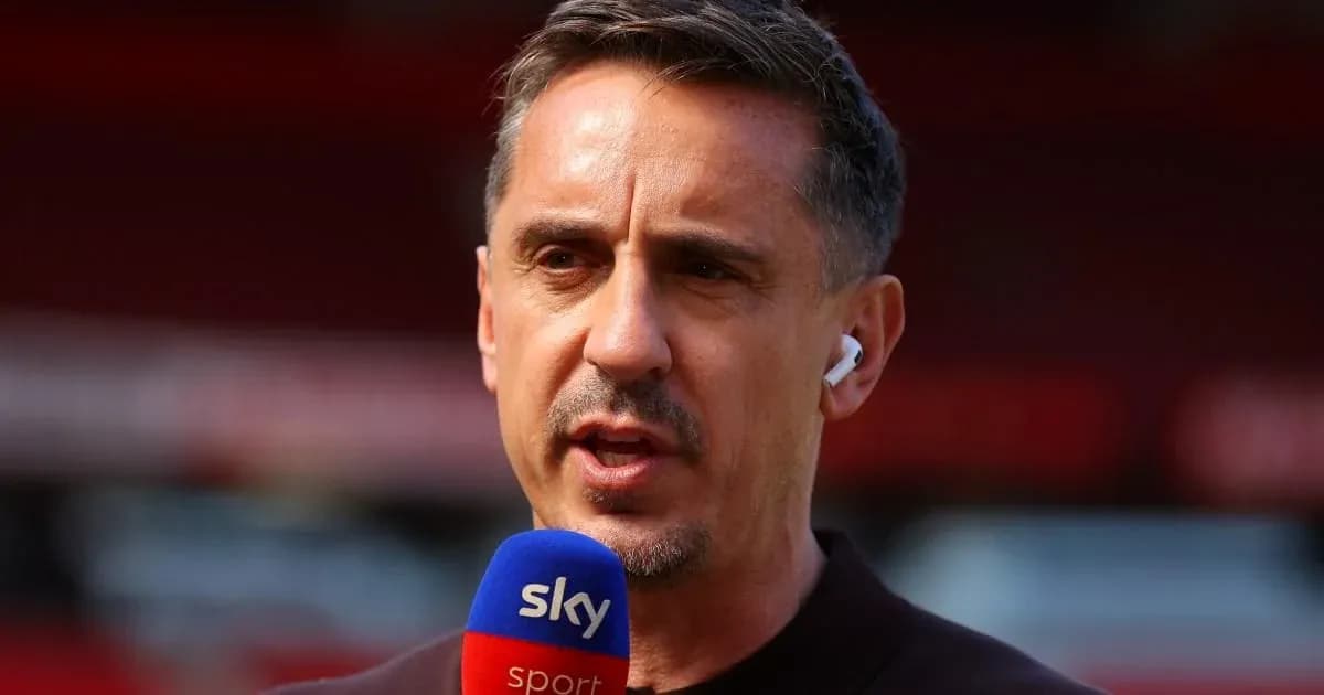 Sports commentator speaking into microphone on set