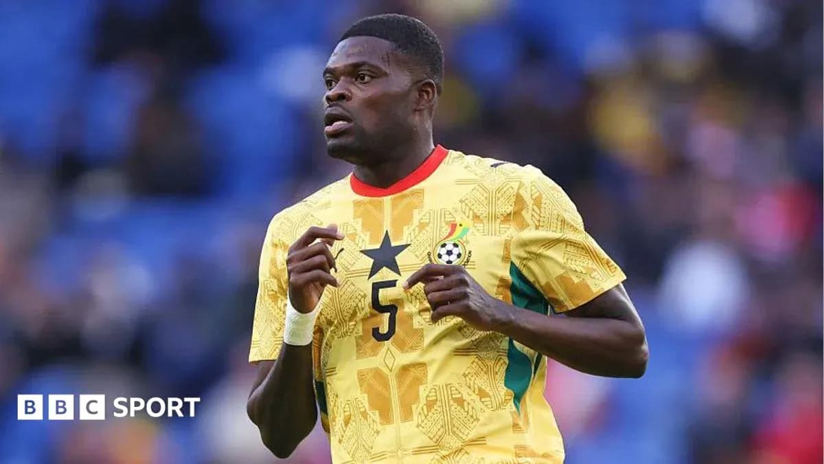 Player wearing Ghana jersey during a match