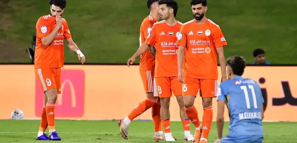 Dibba Al Fujairah U23 players during match