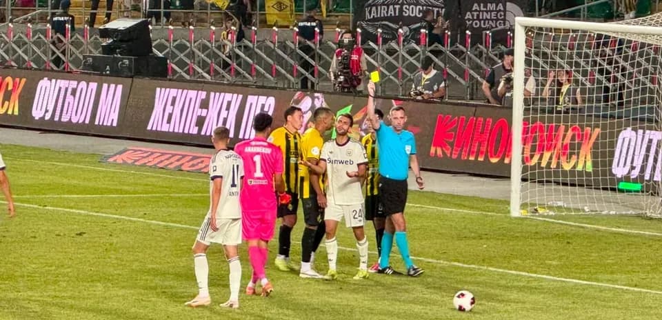 Players during Anderlecht vs Kairat Almaty match