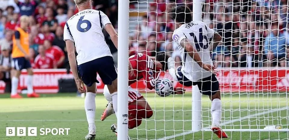 Player attempting to score while goalkeeper intervenes
