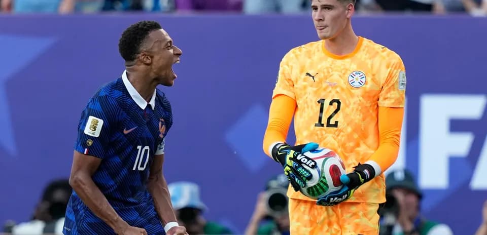 French player celebrating during World Cup match
