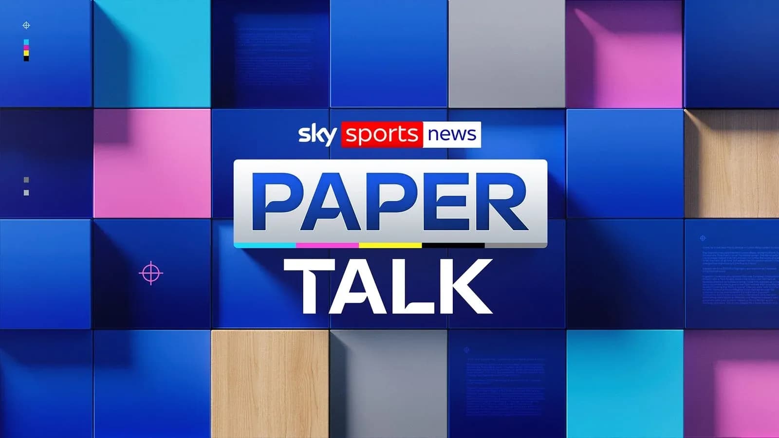 Sky Sports News Paper Talk logo on colorful background