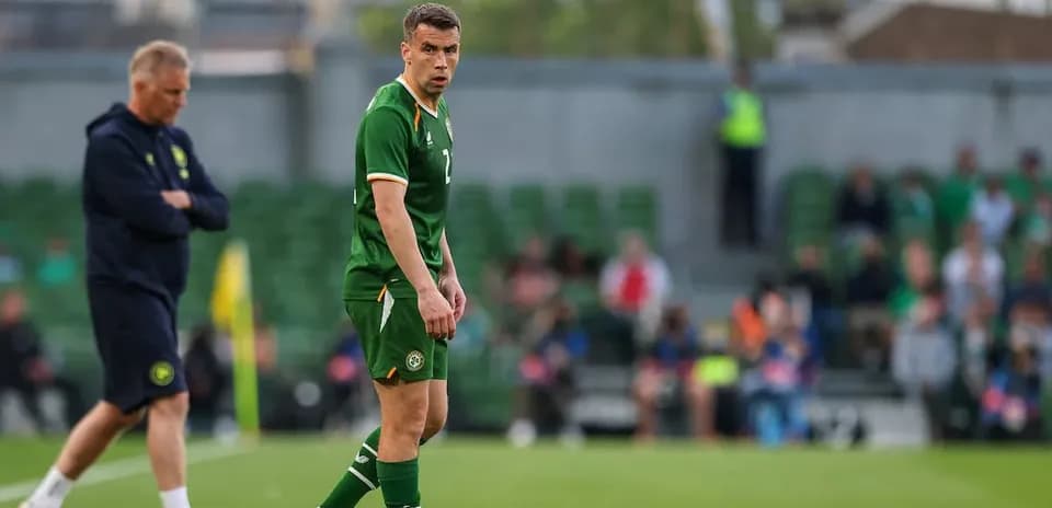 Ireland player on the field during match